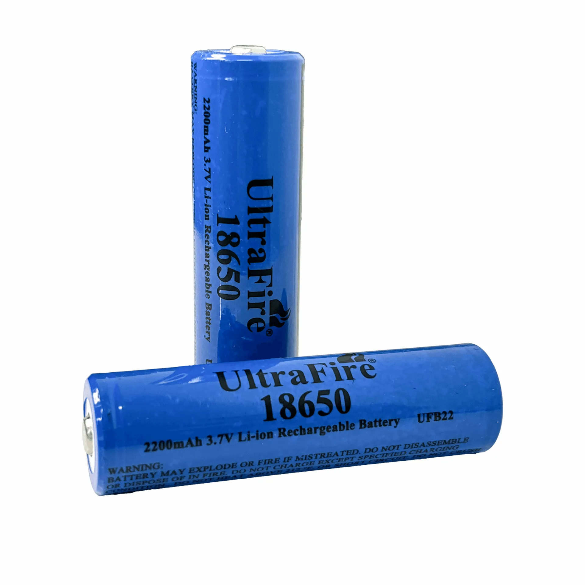 18650 2200mAh 3.7V Rechargeable Batteries (2/4-Pack)