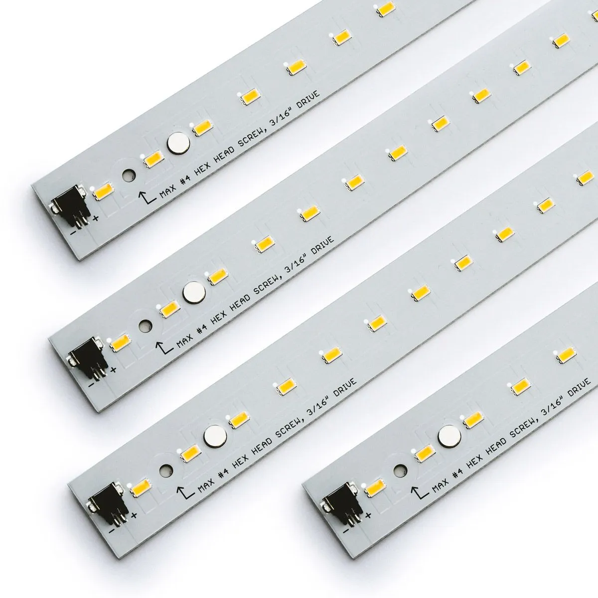 2x4 Magnetic LED Retrofit Kit - Four 2ft Strips - 35W / up to 5,500 lumens