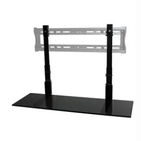 36in Black Glass Tv Smartshelf