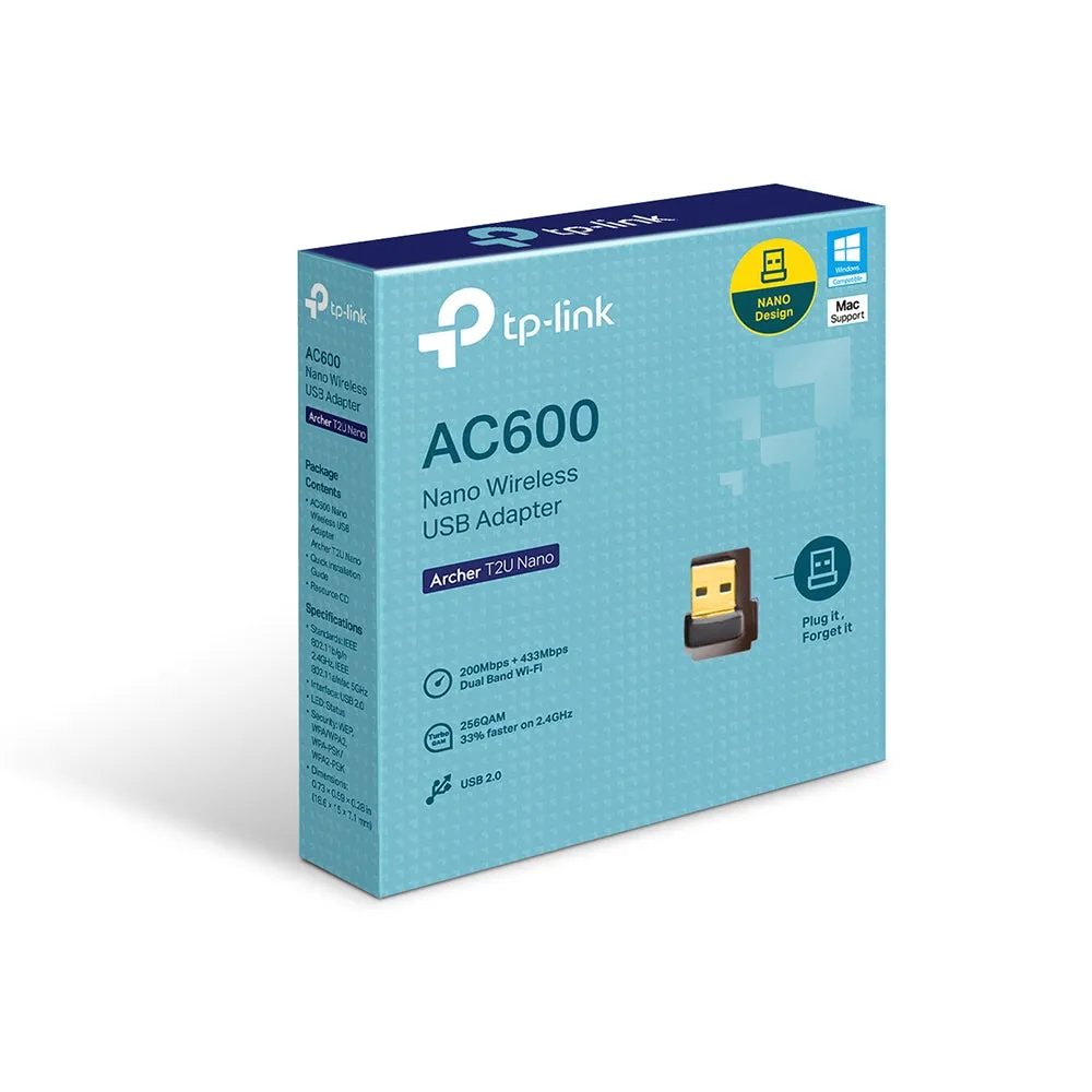 AC600 Nano Wireless USB Adapter