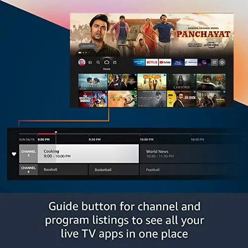 Alexa Voice Remote (3rd Gen) with TV controls | Requires compatible Fire TV device | 2021 release