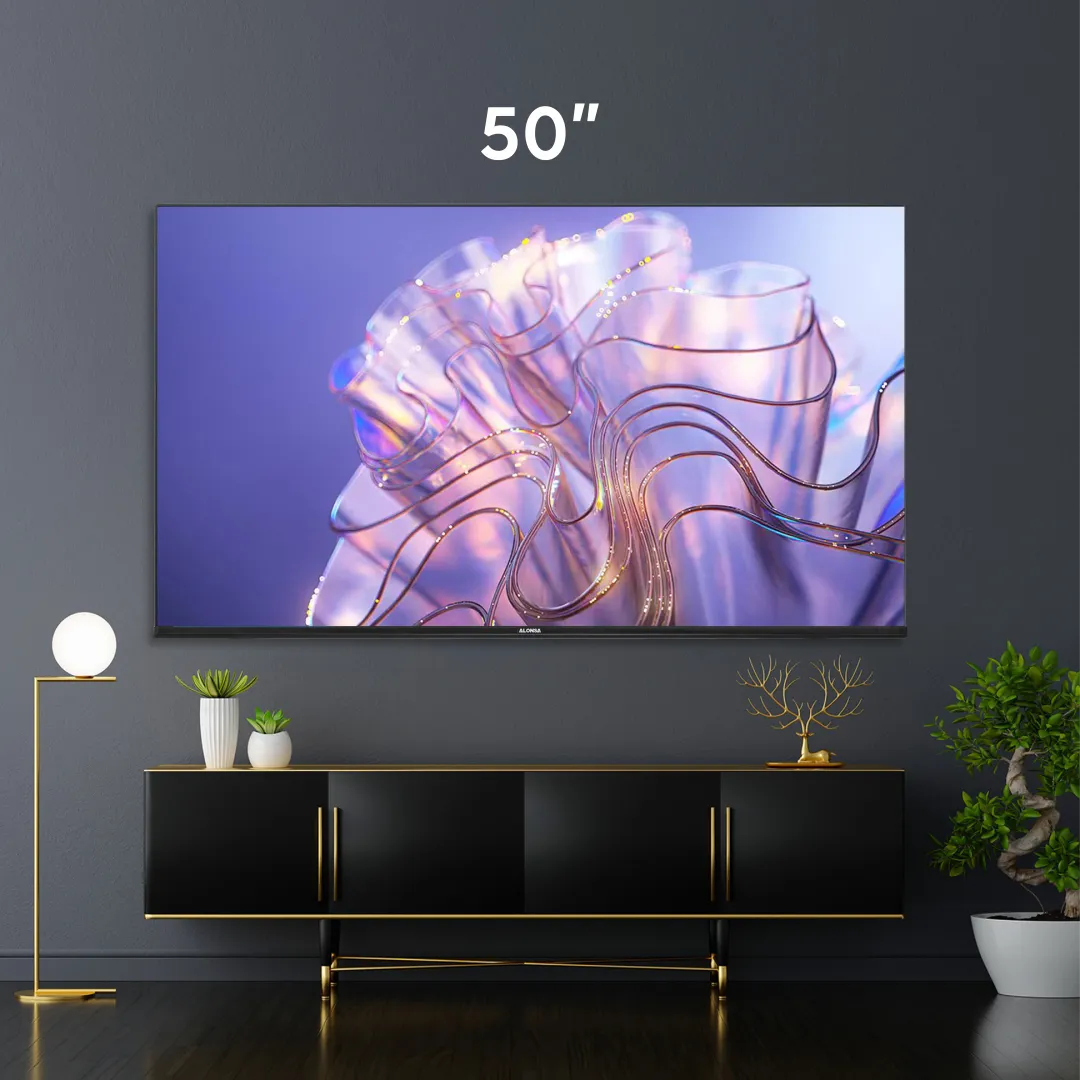 Alonsa VIDAA U6 4K Smart TV, 50 Inch UHD with Dolby Vision, Pixel Tuning, Smooth Motion, Game Mode Plus (2023 New Model)