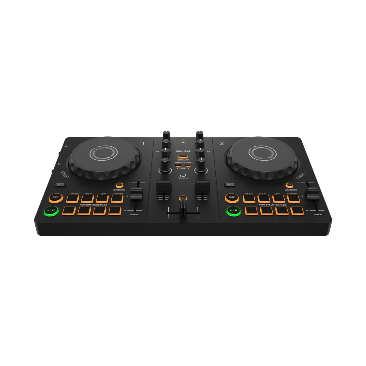 AlphaTheta DDJ-FLX2 Compact 2-channel DJ Controller for rekordbox, Serato DJ Lite, and djay (Pre-Order)