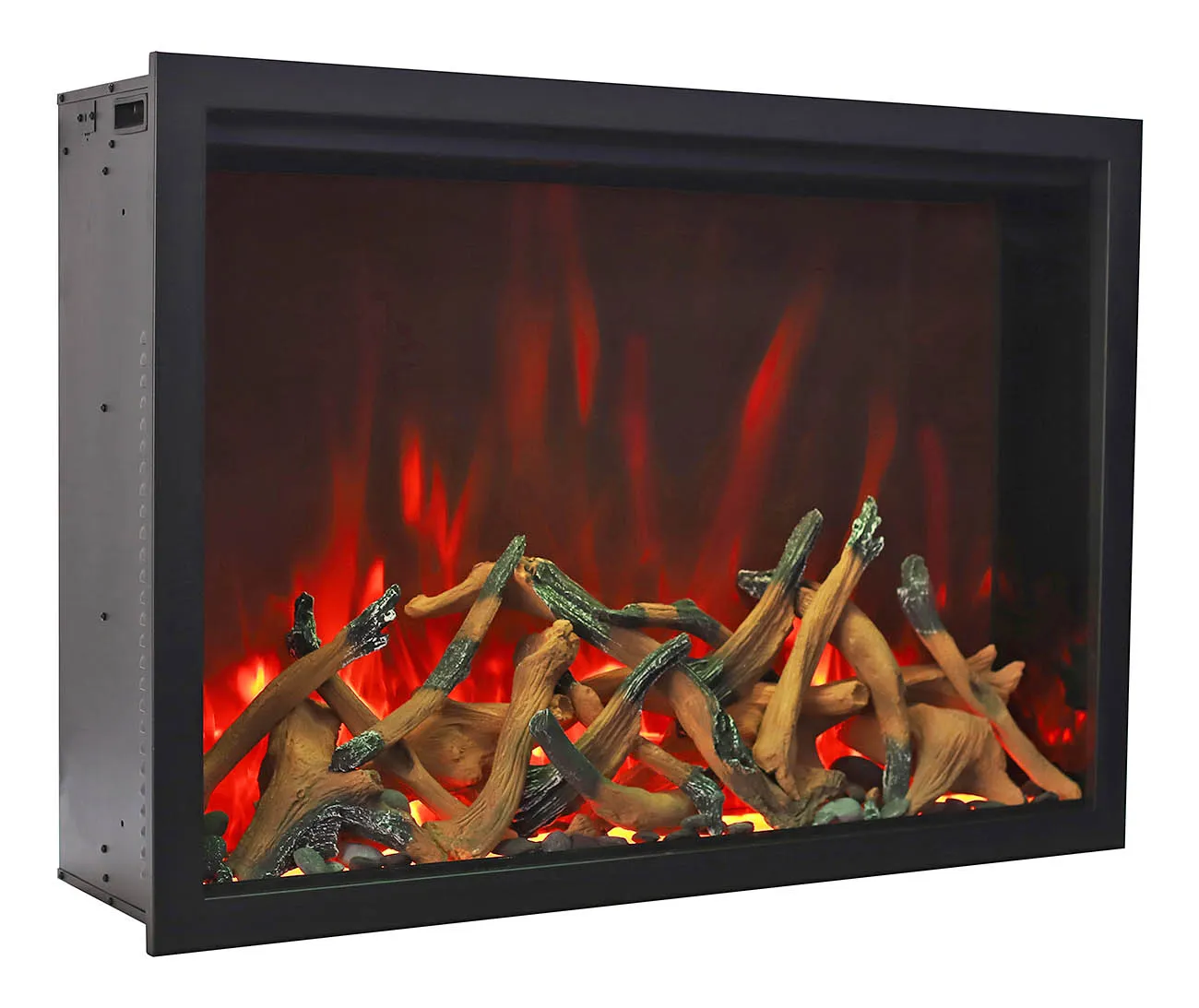 Amantii 38″ Traditional Series 5000 BTU Heat Electric Fireplace