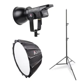 Aputure LS C120D II Pro Kit (Including Light Dome II Softbox and Light Stand) - Bundle