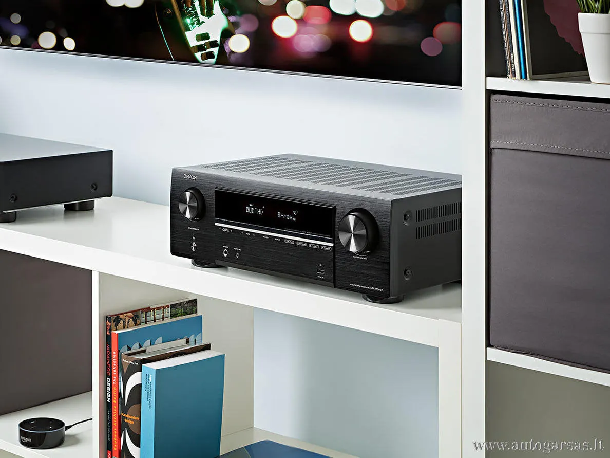 AV resyveris Denon  AVR-X550BT 5.2 kanalo namų kino stiprintuvas 5x130W su Bluetooth