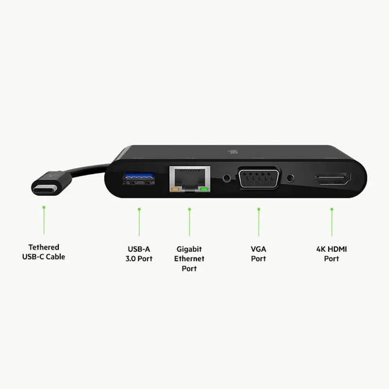 Belkin USB-C Multimedia   Charge Adapter 100W