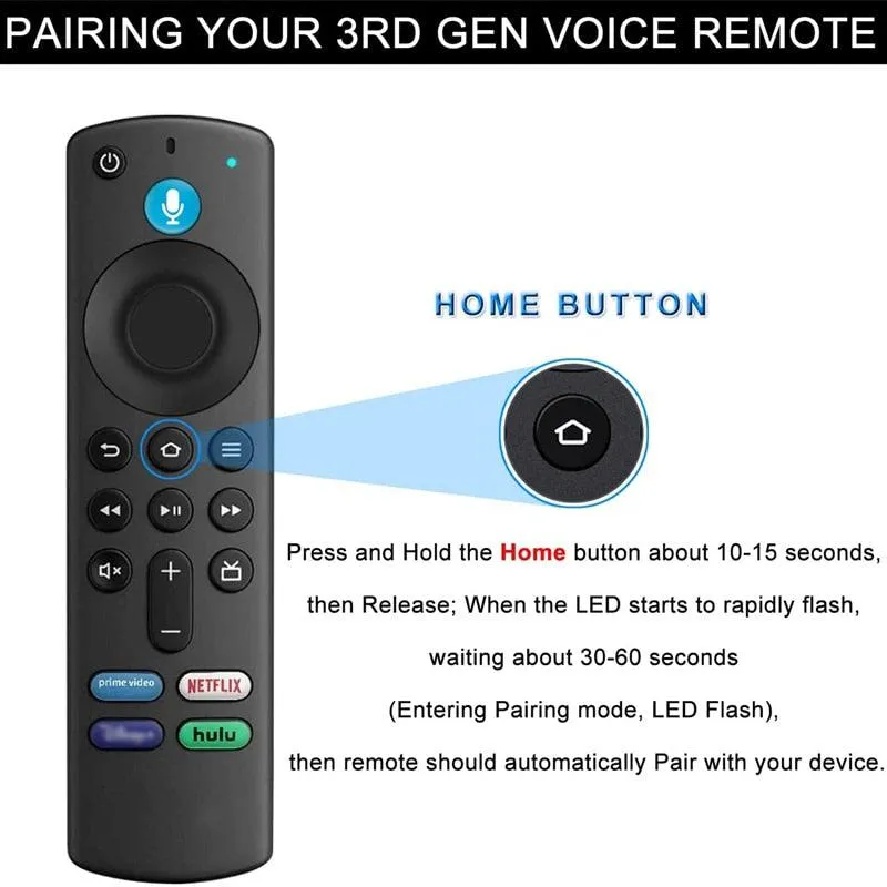 Bluetooth Voice Remote Control for Fire TV Stick