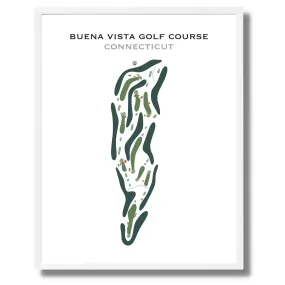 Buena Vista Golf Course, Connecticut - Printed Golf Course