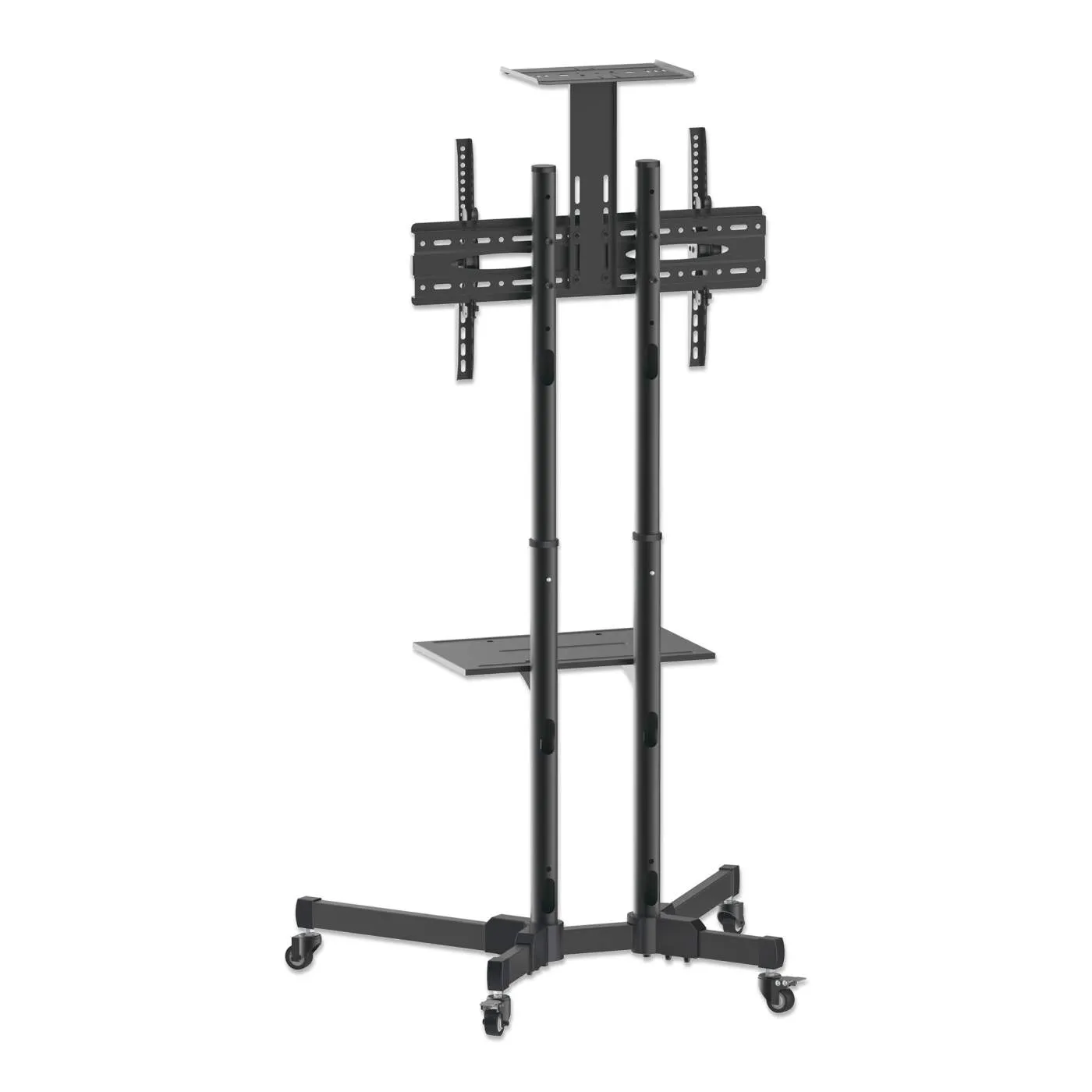 Economy Height-Adjustable Multimedia TV Cart