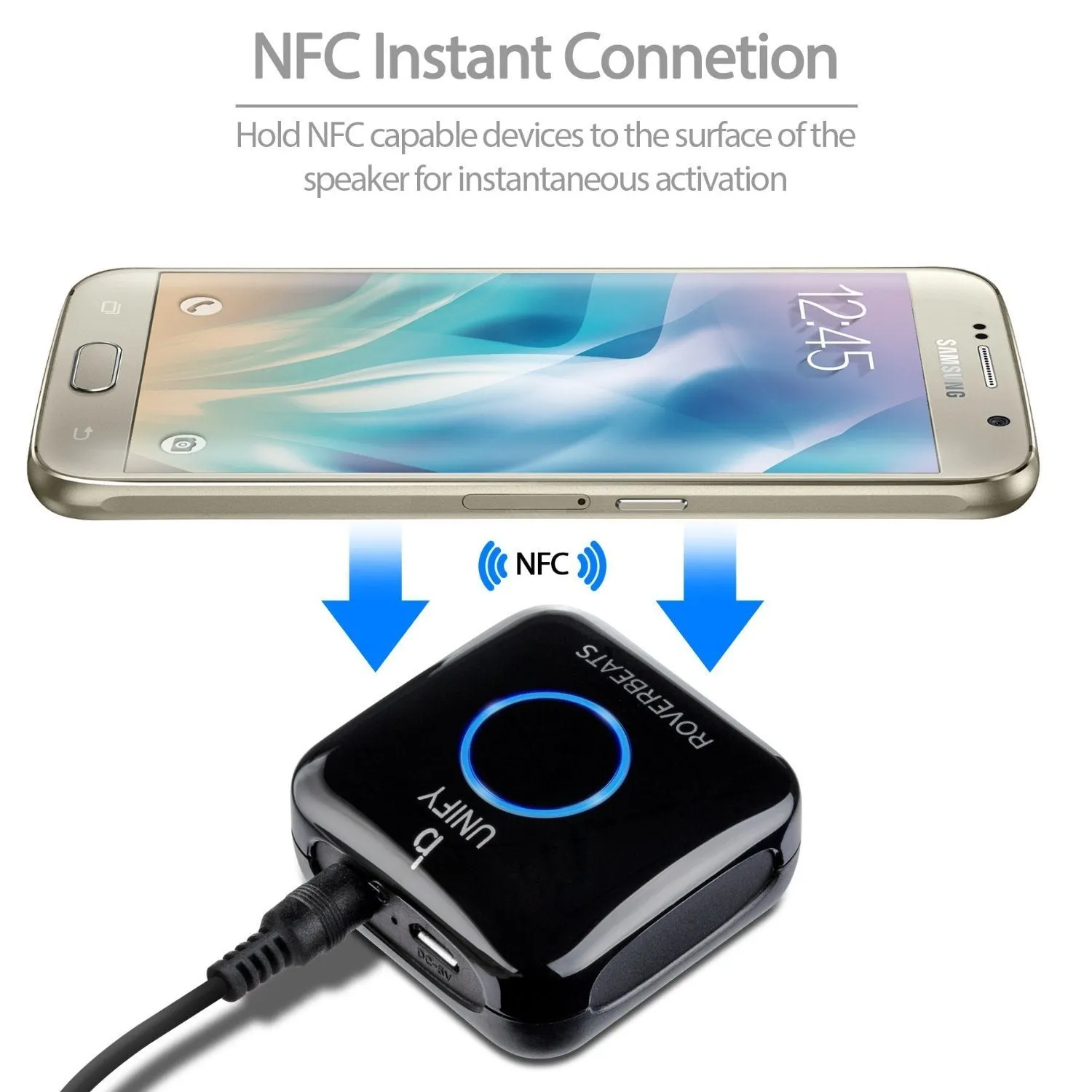 Etekcity Roverbeats Unify Wireless Audio Bluetooth 4.0 Receiver (NFC-Enabled)