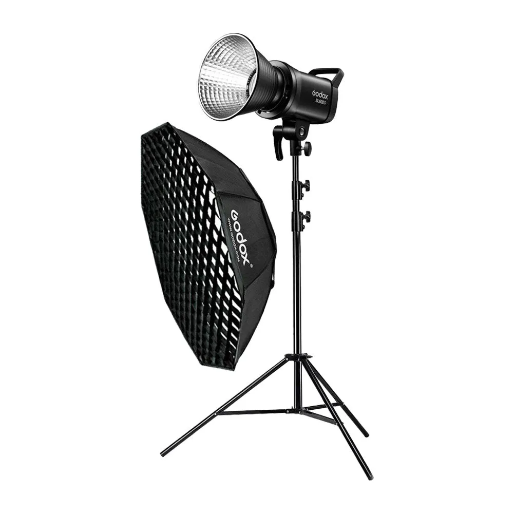 Godox Single SL60IID 60W LED Starter Studio Continuous Lighting Kit - Bundle