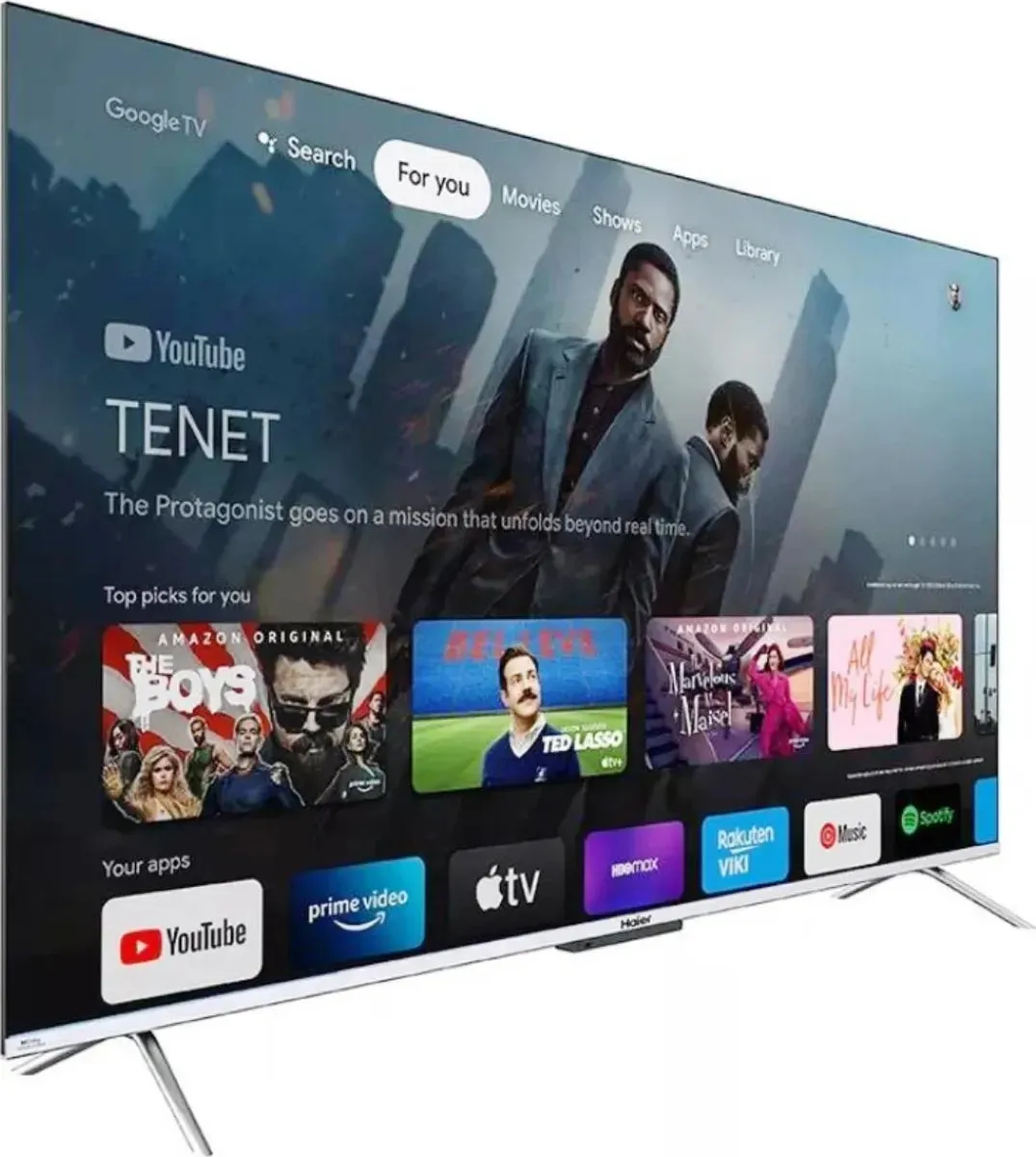 HAIER 55'' Smart Google TV With Far-Field 55P7GT