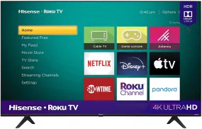 Hisense 43" Class R6090G Roku 4K UHD Smart TV with Alexa Compatibility (43R6090G)