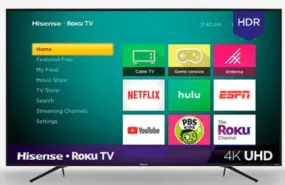 Hisense 65" Class 4K Ultra HD (2160P) HDR Roku Smart LED TV (65R7G5)