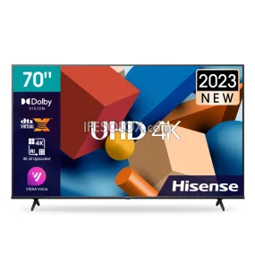 Hisense 70 Inch 70A6K Series Smart 4K UHD LED TV   1 Year Warranty (Free Wall Mount) - Brand New