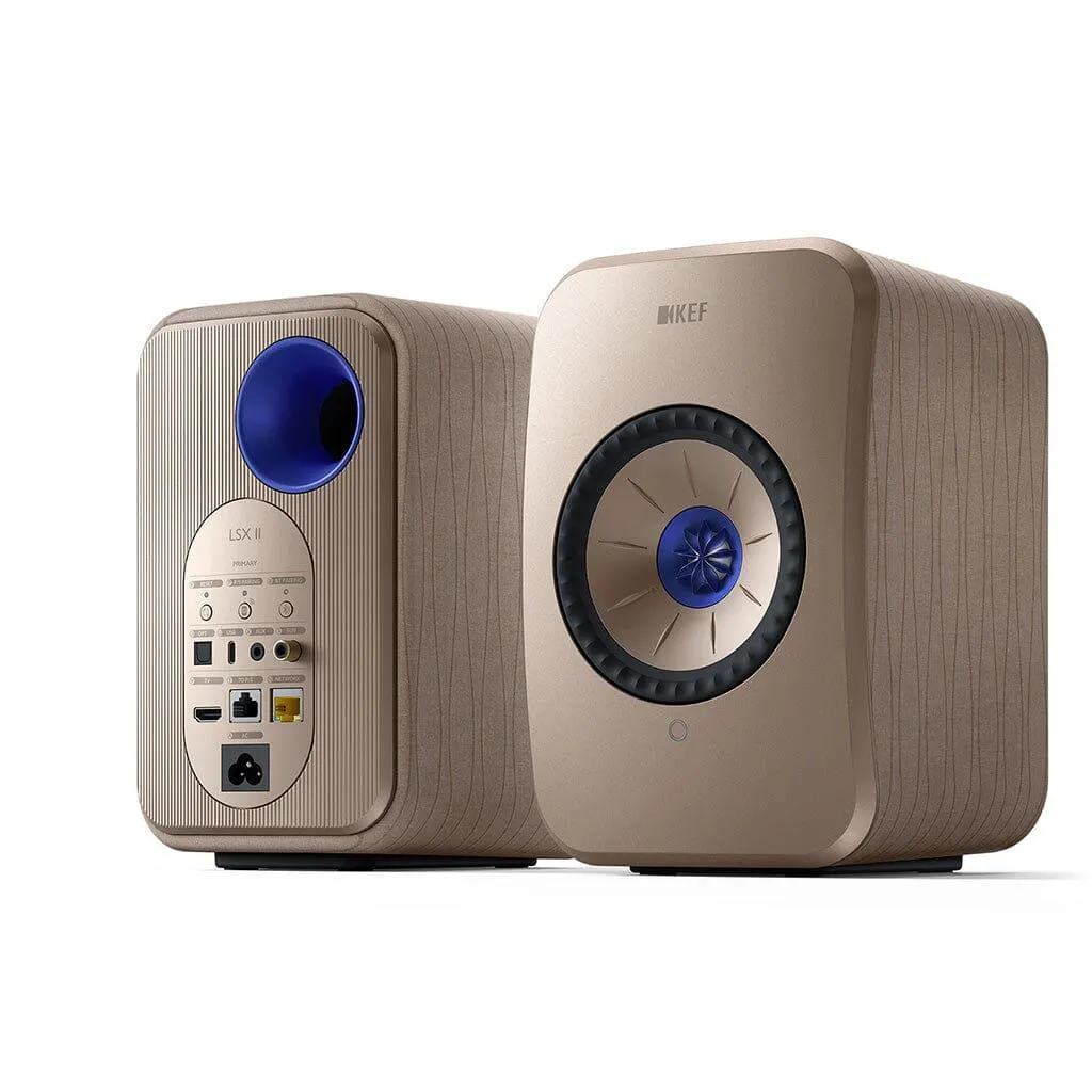 KEF LSX II Wireless Powered Bookshelf Speakers