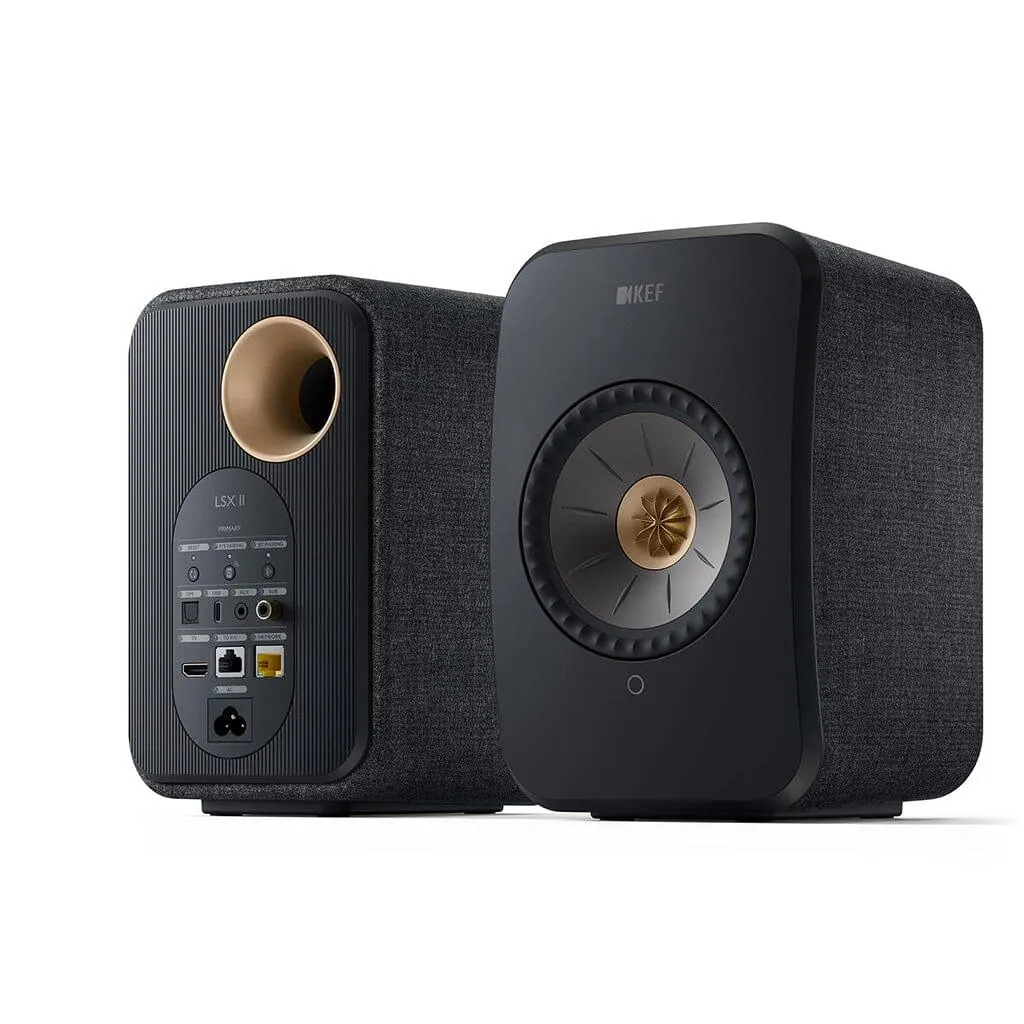 KEF LSX II Wireless Powered Bookshelf Speakers