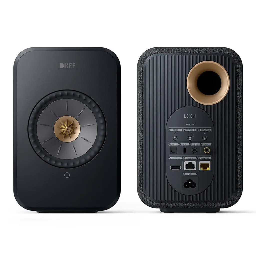 KEF LSX II Wireless Powered Bookshelf Speakers