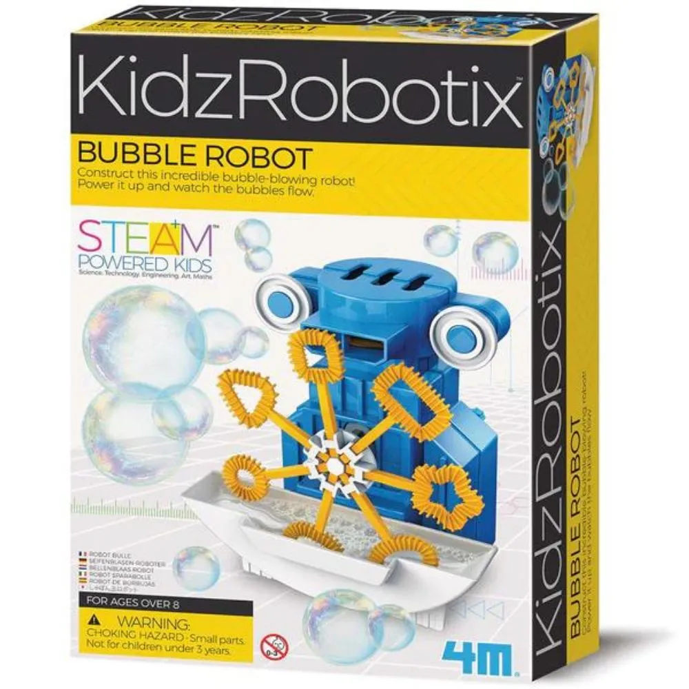 KidzRobotix Bubble Maker Robot Educational STEM Science Boys & Girls