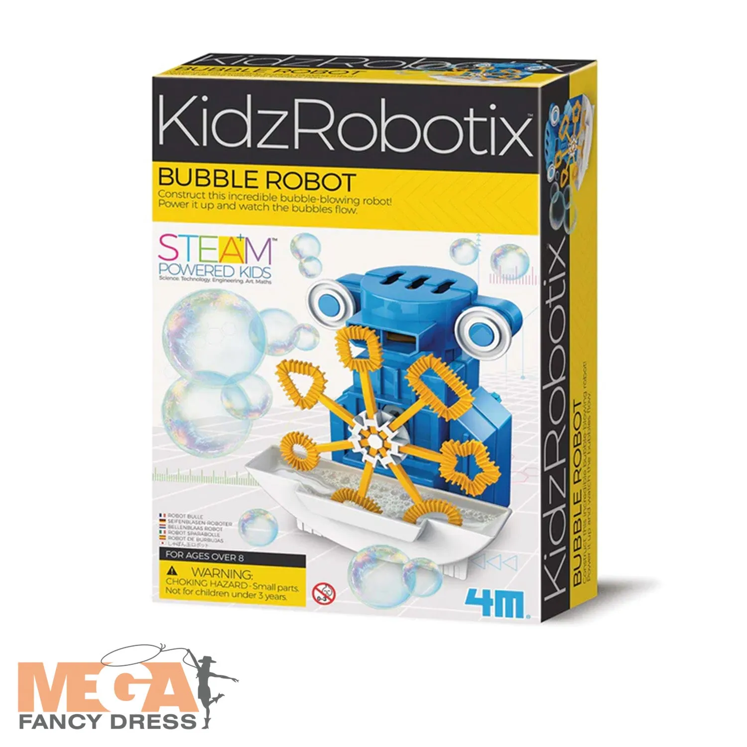 KidzRobotix Bubble Maker Robot Educational STEM Science Boys & Girls