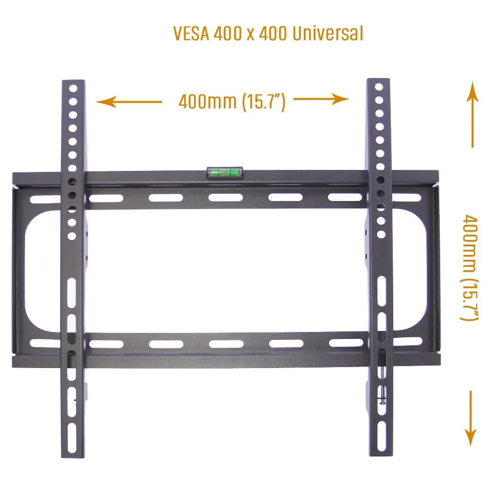 KORAMZI Fixed TV Wall Mounts Bracket Fits 26-55" TV's & 6 ft. HDMI Cable