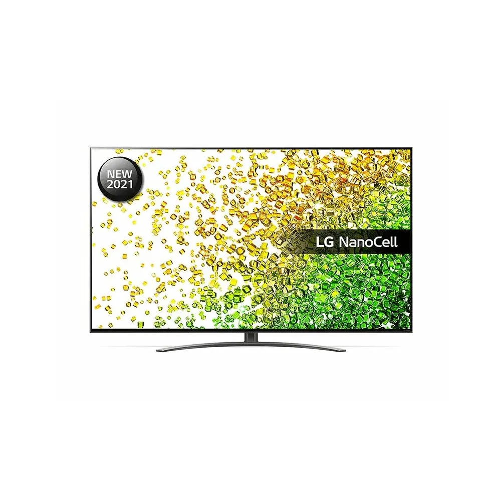 LG 55NANO886PB (2021) LED HDR NanoCell 4K Ultra HD Smart TV, 55 inch with Freeview Play-Freesat HD & Dolby Atmos, Dark Steel Silver