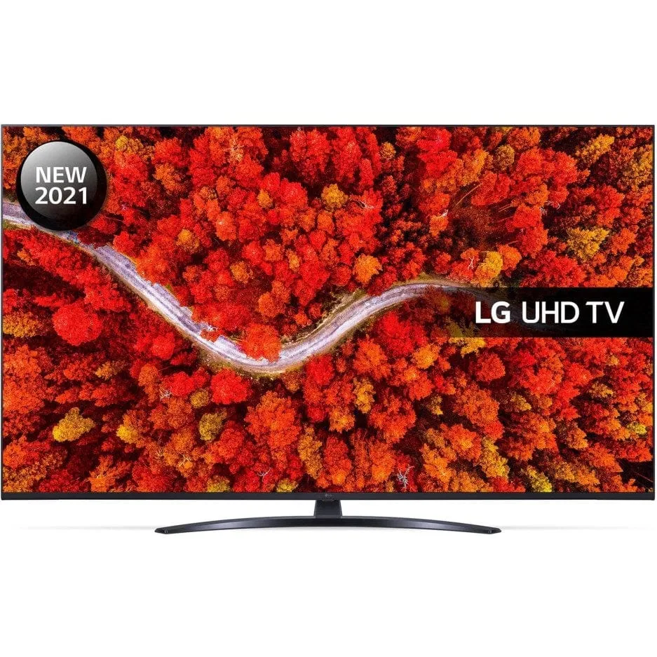 LG 55UP81006LR (2021) LED HDR 4K Ultra HD Smart TV, 55 inch with Freeview Play-Freesat HD, Black