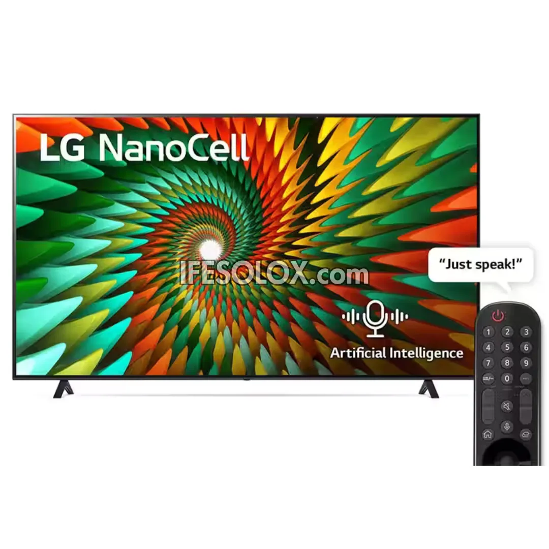 LG 65 Inch NANO77 Series 4K Ultra HD AI Thinq webOS Smart NanoCell TV   2 Years Warranty - Brand New