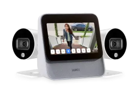 Lorex Smart Home Security Center with Two 1080p Outdoor Wi-Fi Cameras