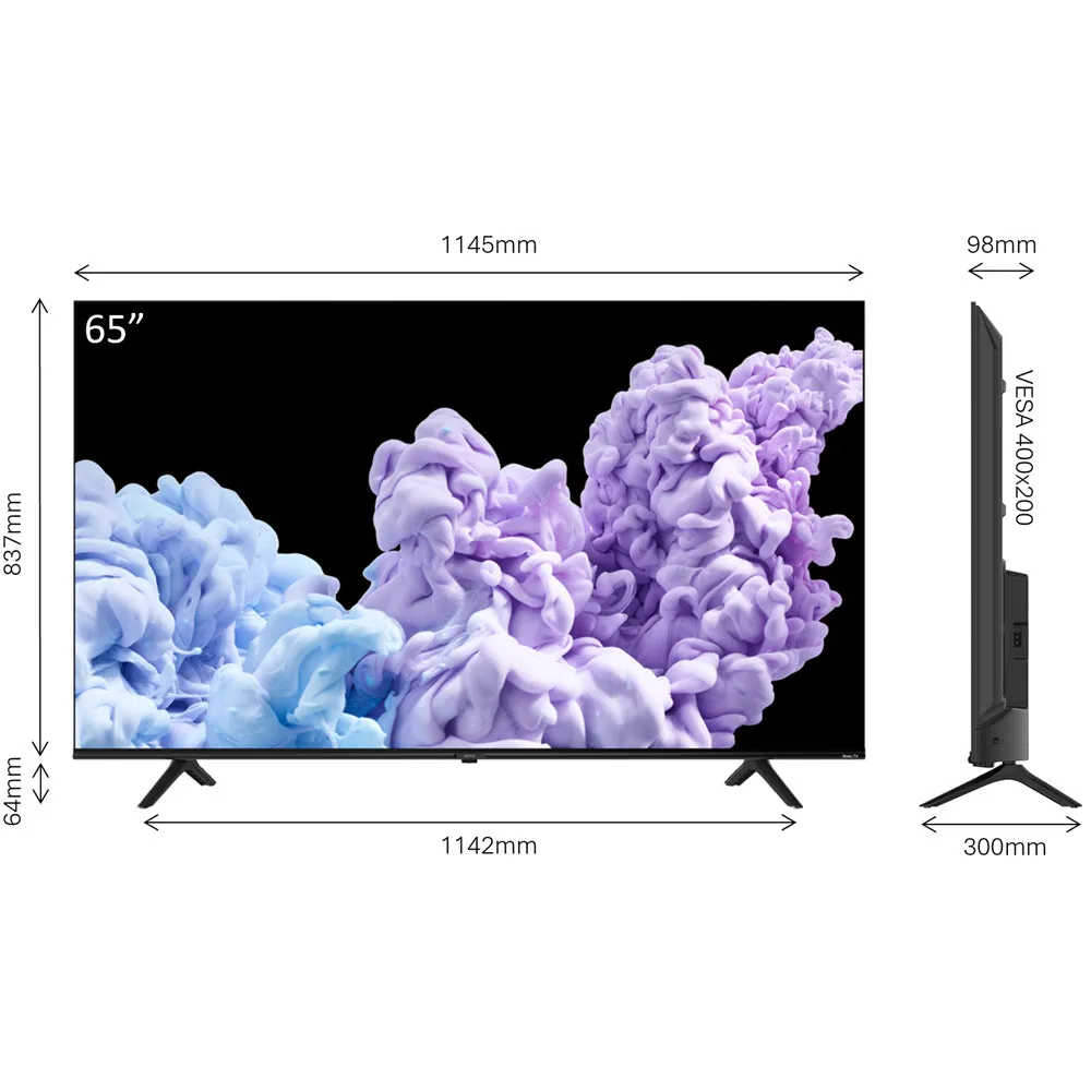 Metz 65MRD6000ZUK 65 Inch DLED 4K UHD HDR Smart TV 2024