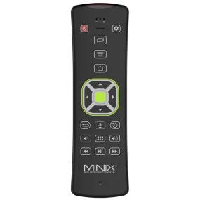 Minix A3 Backlit Remote For Android TV Box, PC Mini QWERTY Wireless Keyboard with Backlit Buttons & Six-Axis Gyroscope Remote with Voice Input