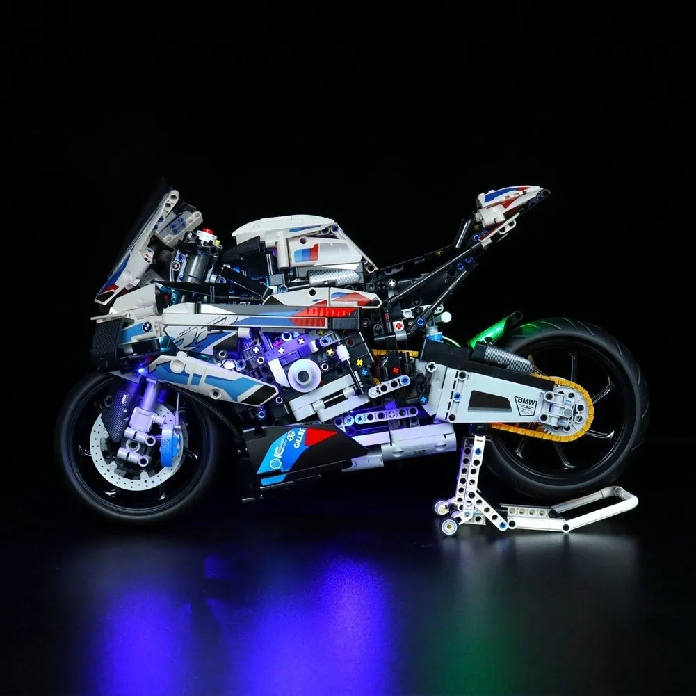 MOC  Compatible  LED Light Kit for 42130 M 1000 RR Motoycle Building Blocks Set (NOT Include the Model) Bricks toys