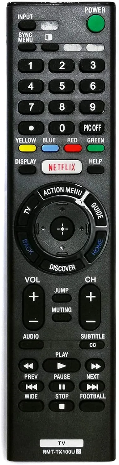 Newest Universal TV Remote Control with Netflix Button for All LCD/LED Sony TV and Bravia TV