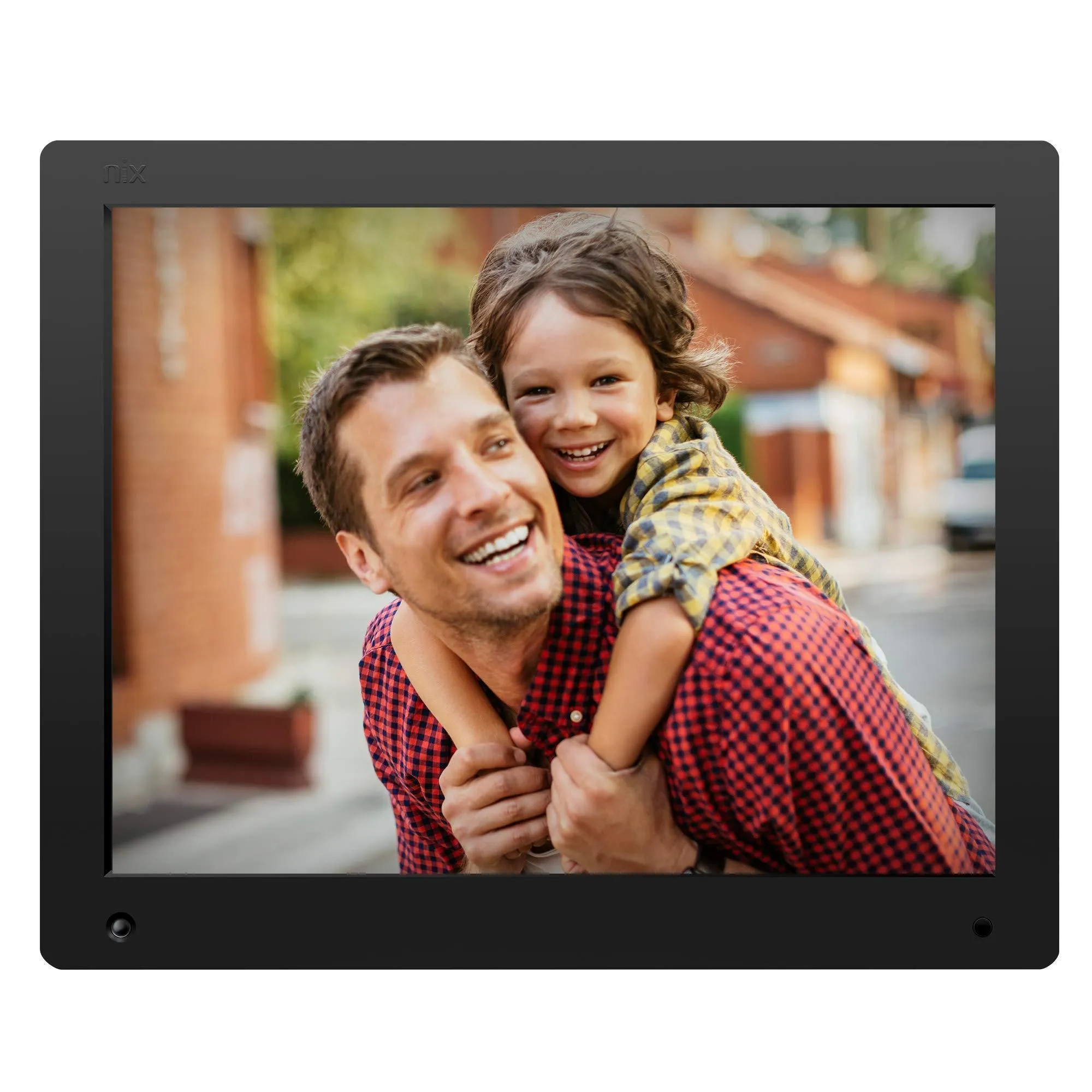 NIX Advance Digital Photo Frame 15 inch X15D. Electronic Photo Frame USB SD/SDHC. Digital Picture Frame with Motion Sensor. Remote Control and 8GB USB Stick Included