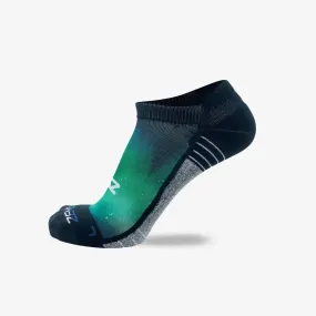 Northern Lights Running Socks (No Show)