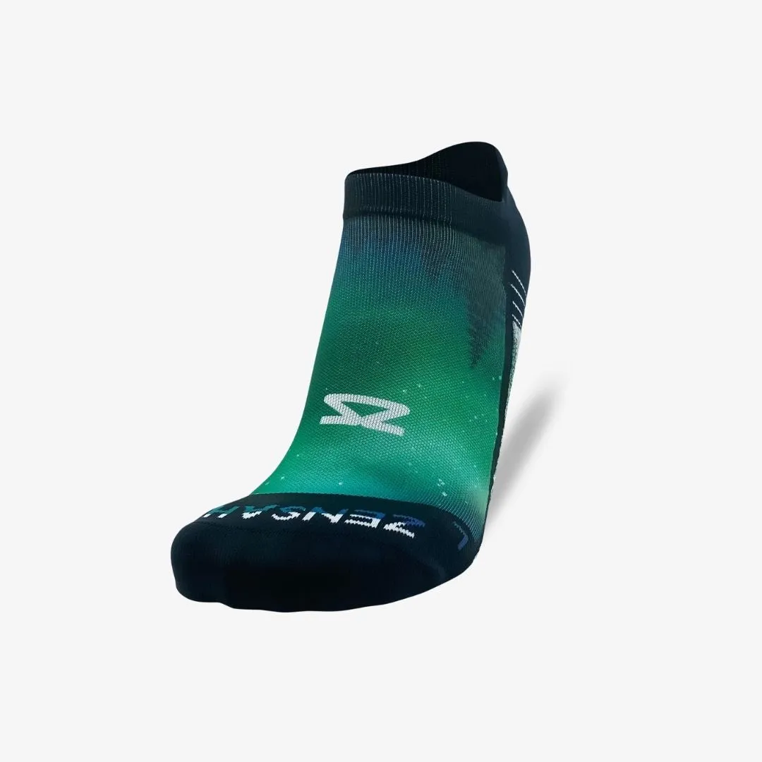 Northern Lights Running Socks (No Show)