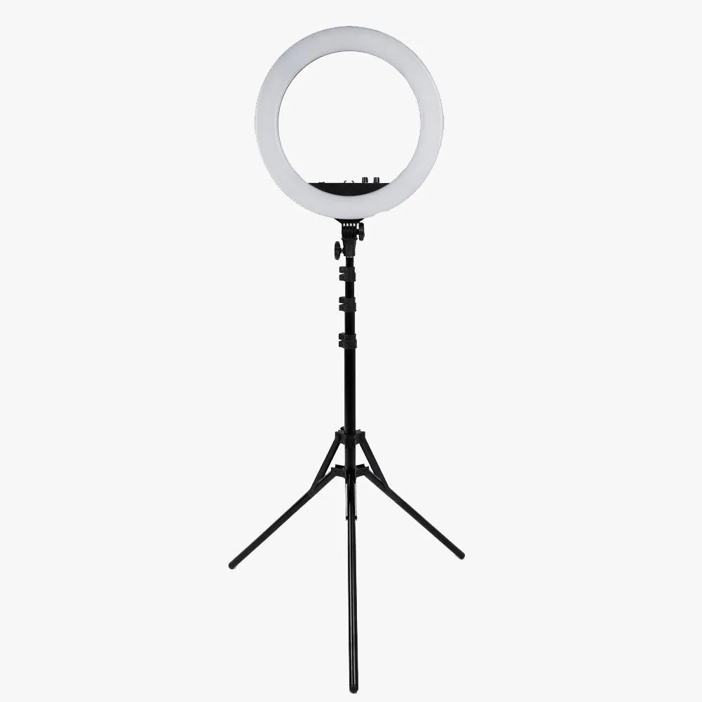 Pop Up Backdrop & Diamond Luxe Ring Light Portrait Lighting Kit - Bundle