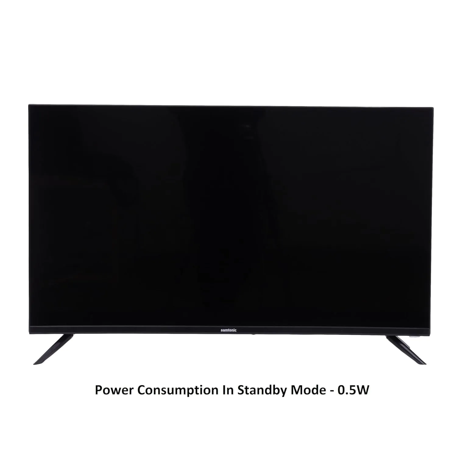 Samtonic 61 cm (24 inches) HD Ready LED TV | Powerful Audio Box Speakers | with HDMI & USB Ports (Black, 2024 Model)