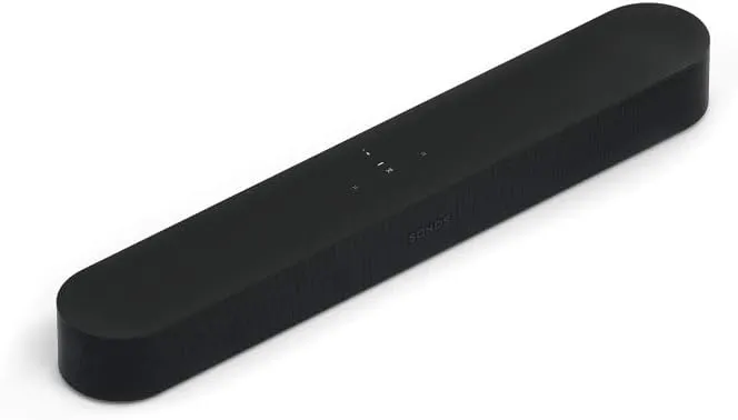 Sonos Beam - Smart TV Sound Bar with Amazon Alexa Built-in - Black