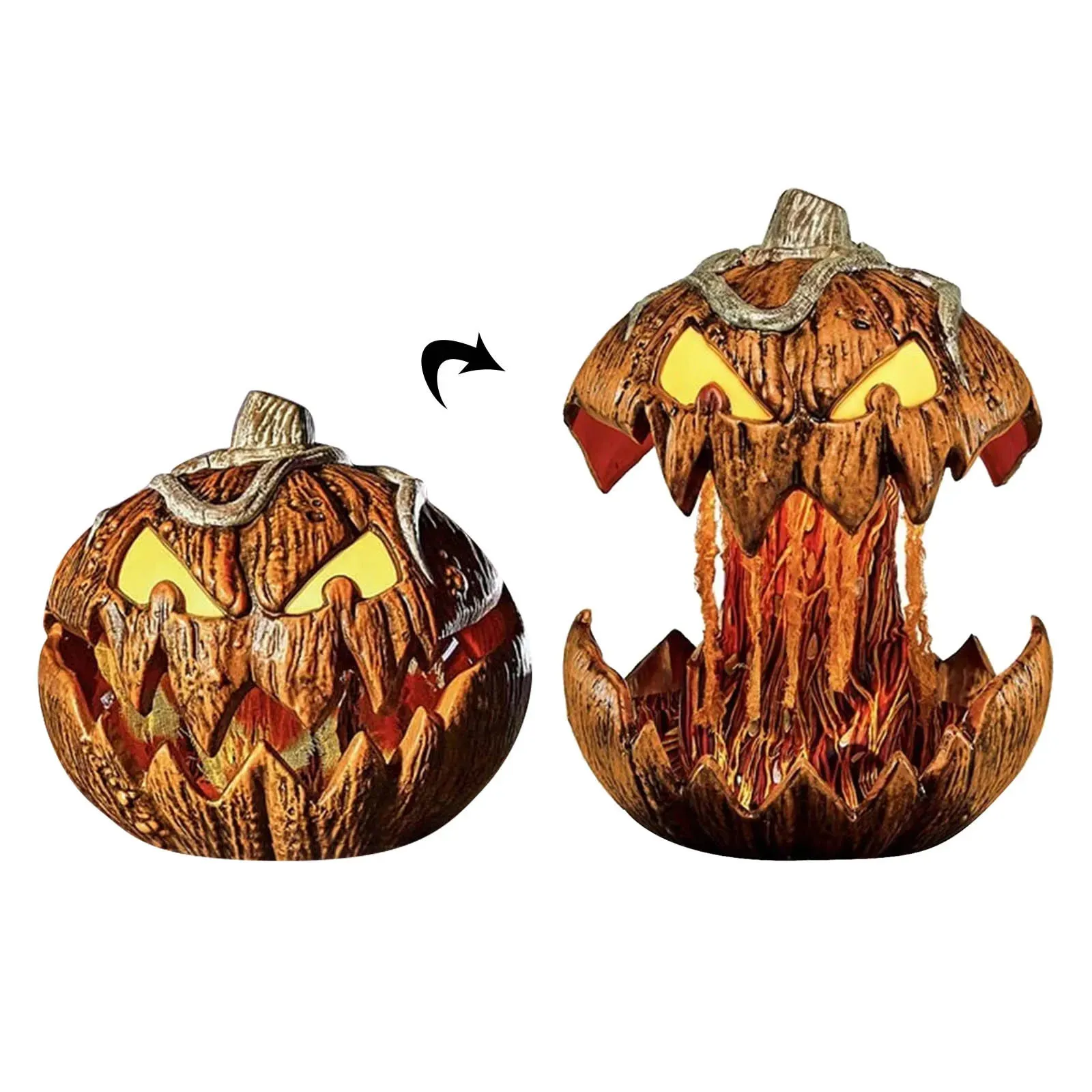 Spooky Pumpkin Voice Activated Halloween Decor