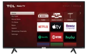 TCL 43" Class 4-Series 4K UHD HDR Roku Smart TV (43S433)