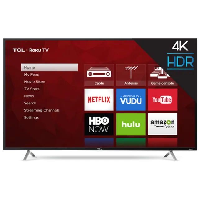 TCL 55" Class 4-Series 4K UHD HDR LED Roku Smart TV (55S20)