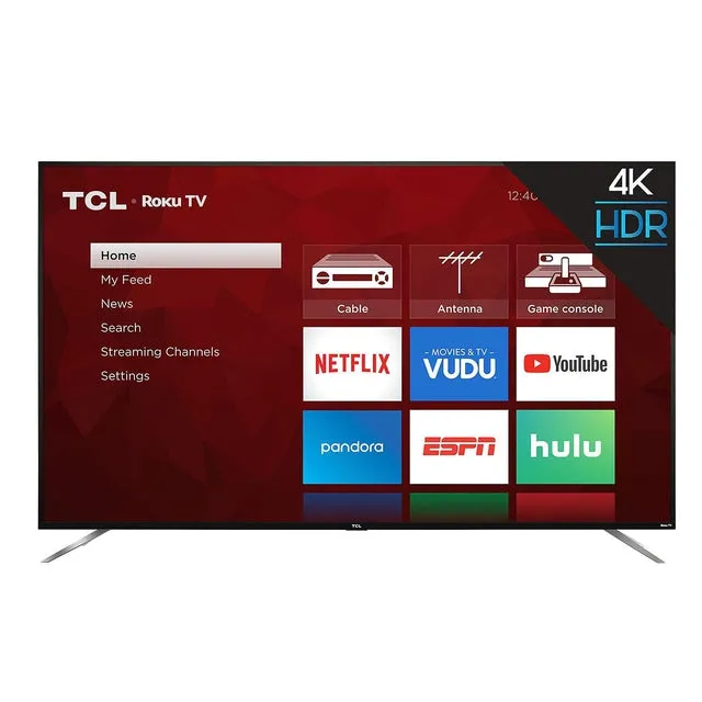 TCL 75" Class 4K UHD LED Roku Smart TV HDR 4 Series ( 75S425 )