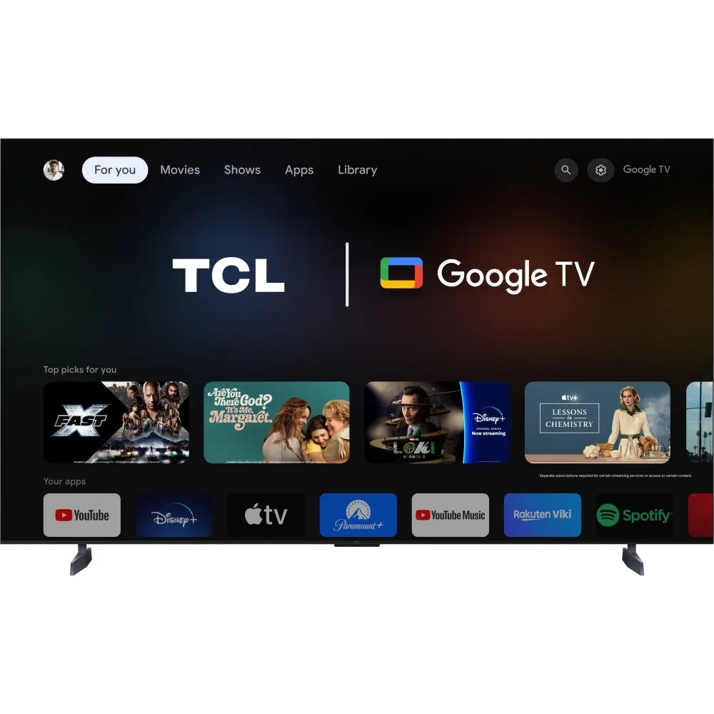 TCL 85C855K 85 Inch C855K 4K UHD HDR QLED Mini LED Smart Google TV 2024