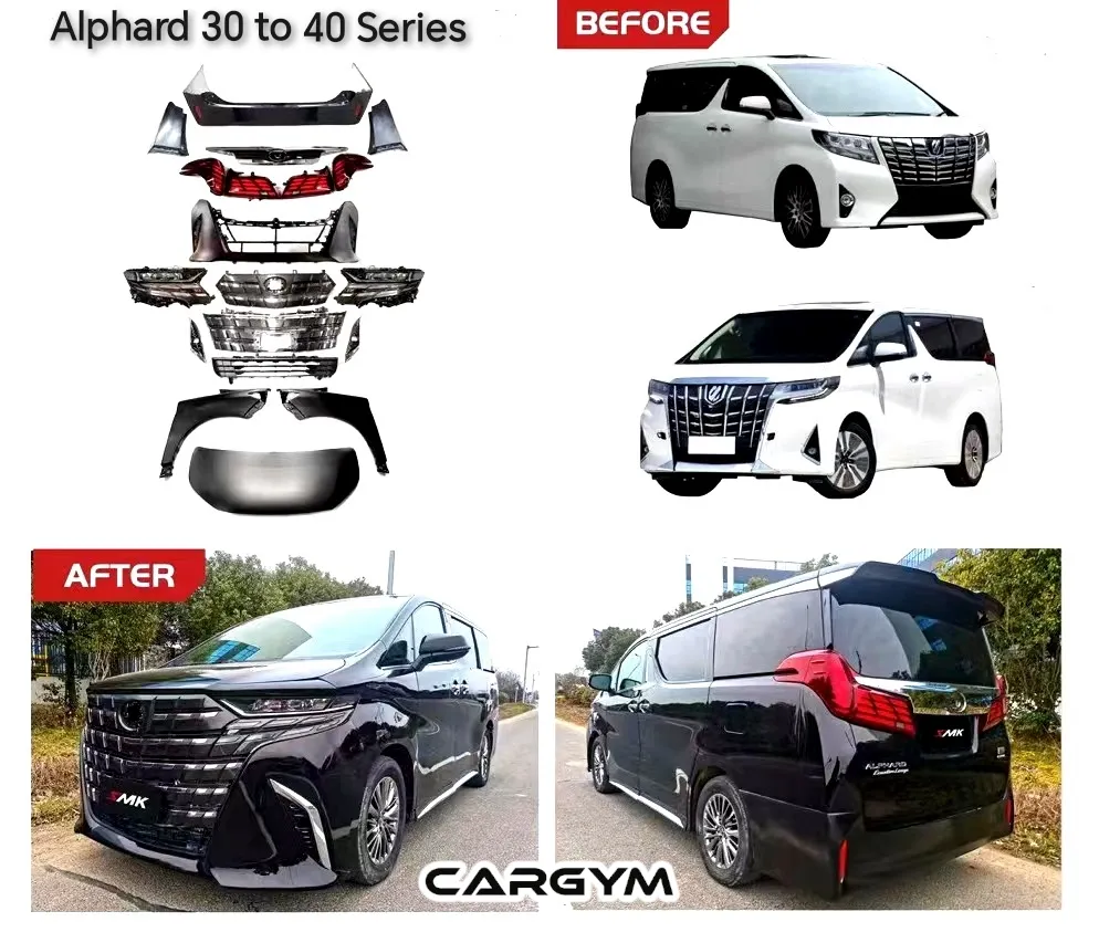 Toyota Alphard 30 2015  Upgrade to 40 Series Full Conversion Kit