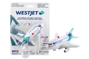 TT164-1 WESTJET PULLBACK W/LIGHT & SOUND NEW LIVERY