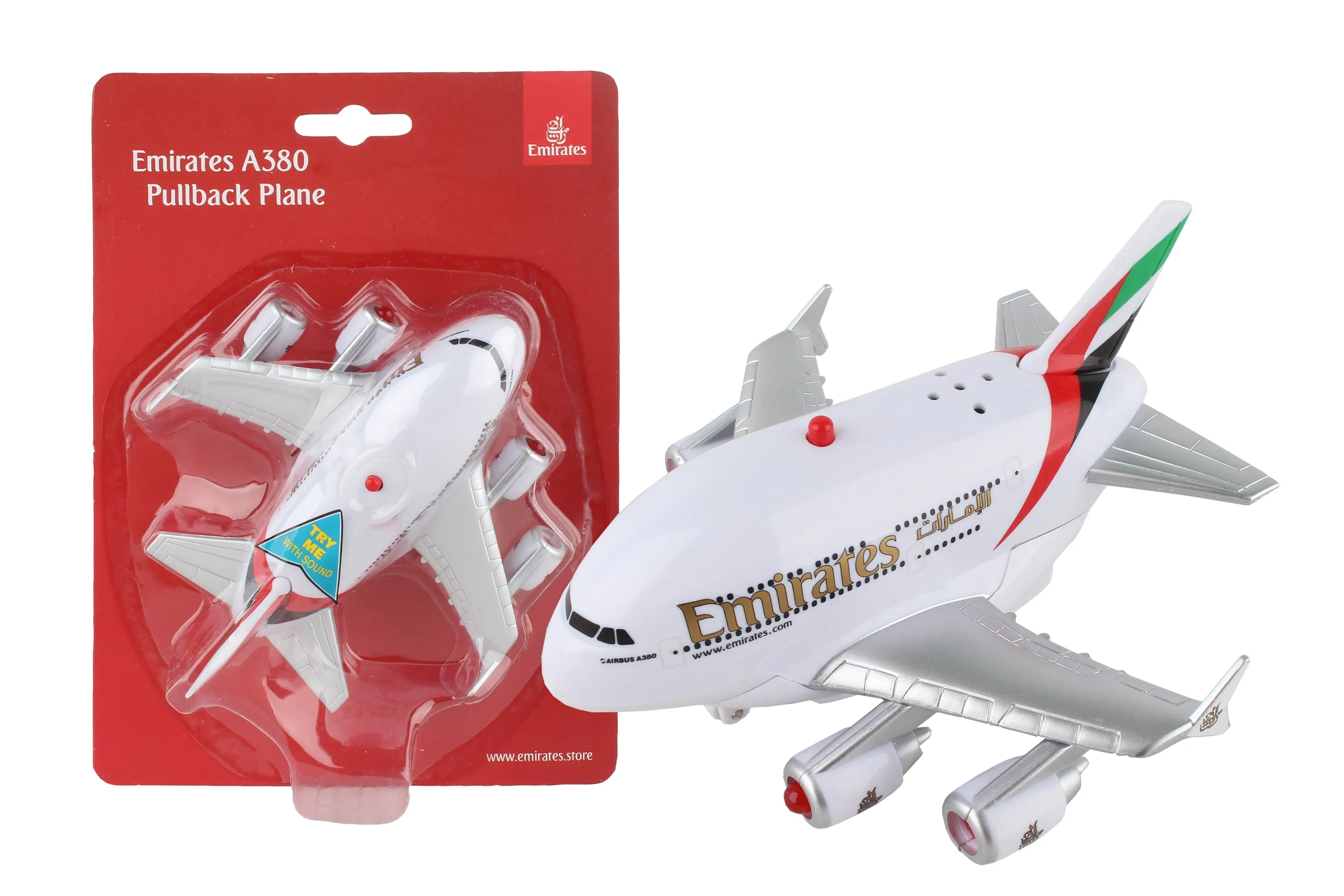 TT52084 EMIRATES A380 PULLBACK W/LIGHT & SOUND