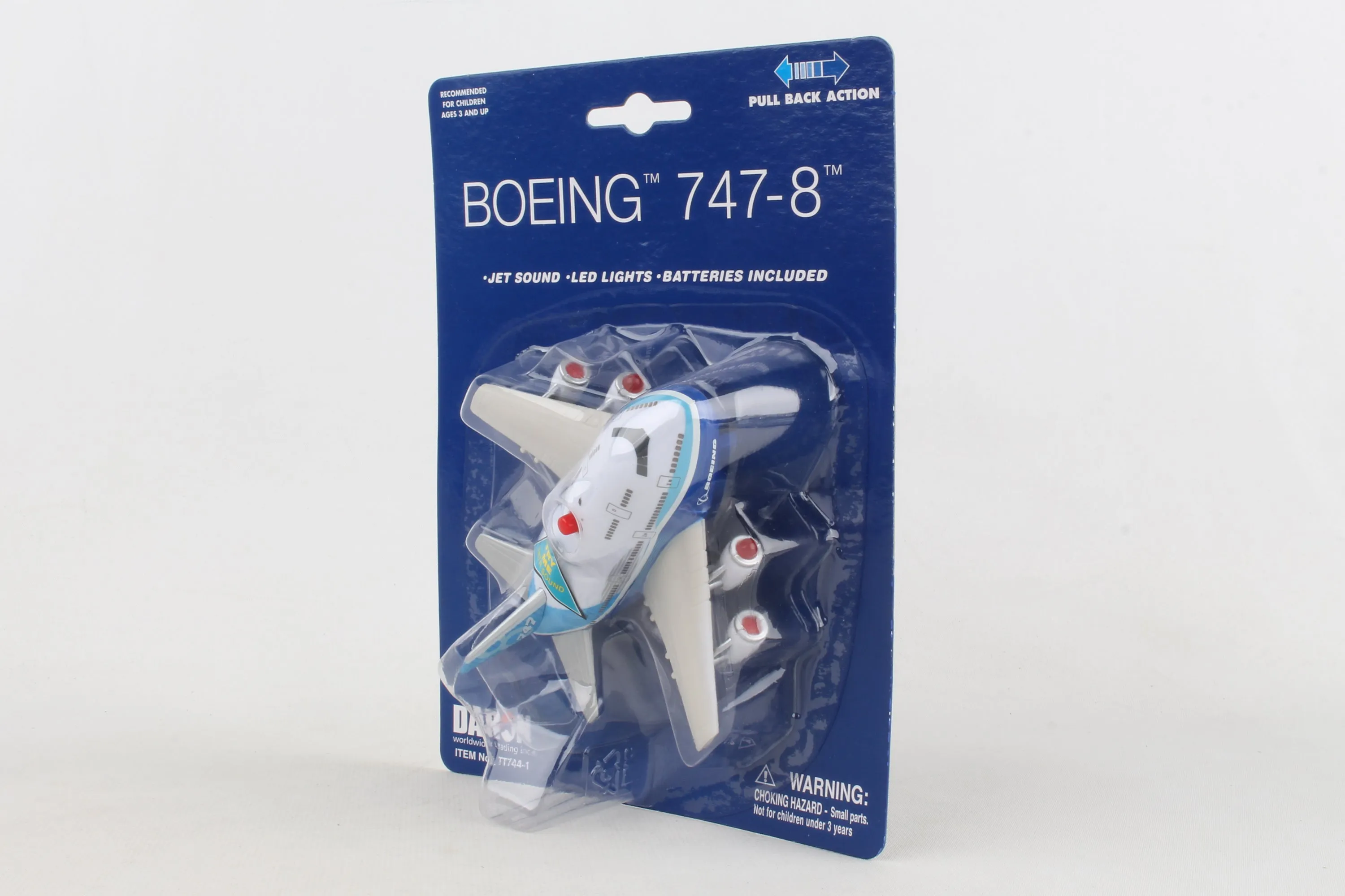 TT744-1  BOEING PULLBACK W/ LIGHTS & SOUND NEW LIVERY