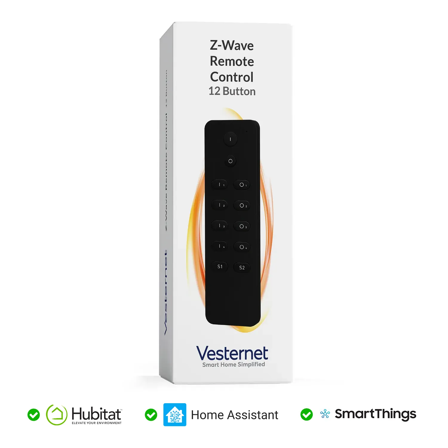 Vesternet Z-Wave Remote Control - 12 Button